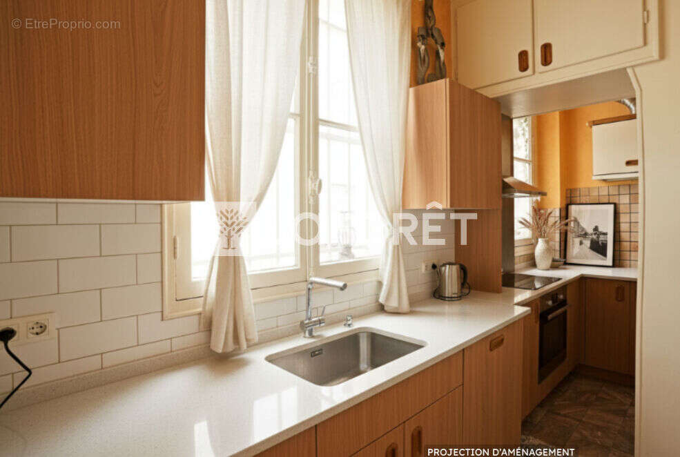 Appartement Paris 3 pièce(s) 59.63 m2 - photo 2