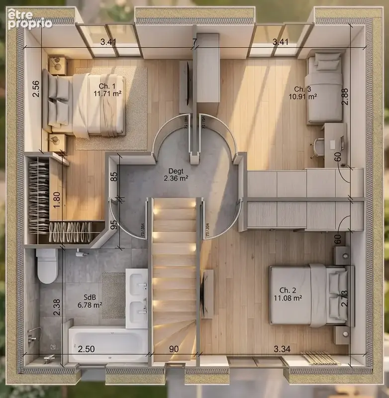Projet de Construction RE 2020 Maison Neuve à Saint-Sandoux   Climatisation Tout Confort - photo 4