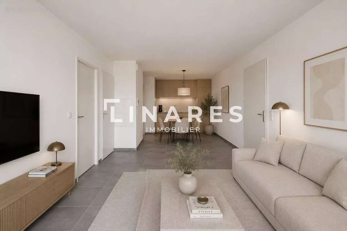 LE DOMAINE DE BELLEPEIRE - Appartement T2 de 43m² - Terrasse - Jardin de 30m2- Box (sus) - 13170 LESPENNES MIRABEAU - photo 2