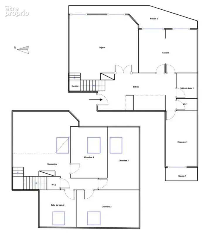 Garibaldi Blandan - Duplex T5 - 156 m² - Terrasse Cave - photo 14