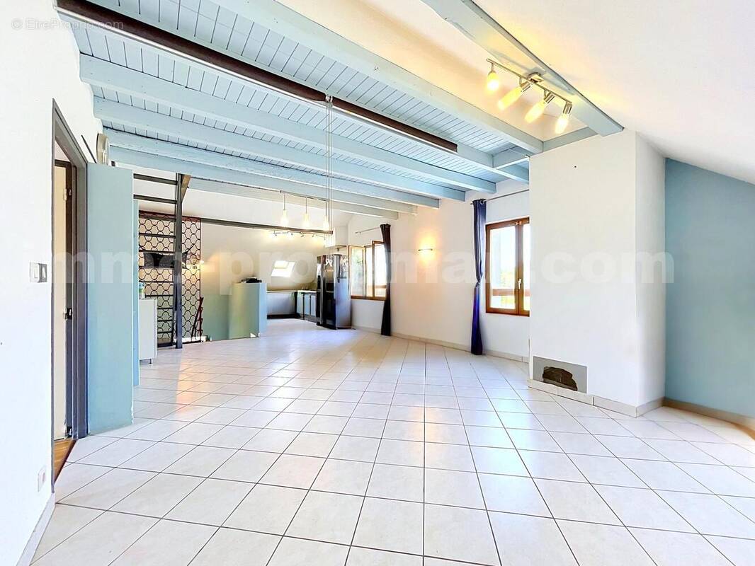 Appartement_T4_Ambilly_belle_superficie_prox_frontière_Suisse_tram_Ceva_direction_Genève_Secteur_calme_Verdoyant_Frontaliers_Cuisine_séjour_ - Appartement à AMBILLY