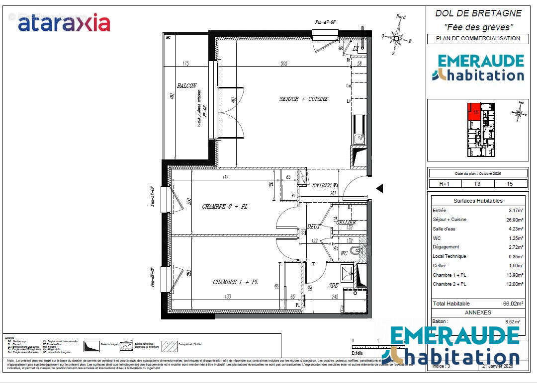 Appartement à DOL-DE-BRETAGNE
