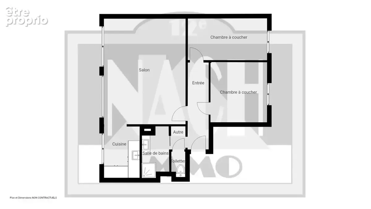Photo Appartement à Paris-20e au prix de 520 000€
