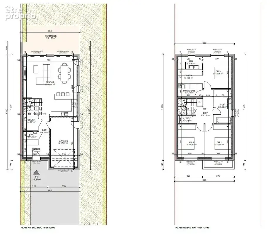 Maison 4 pièces 117 m² à vendre à Viterne (54123) - photo 2