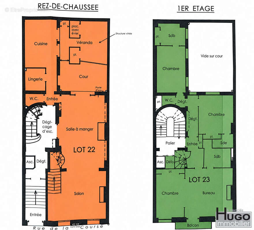 Bordeaux- jardin public- rue de la course- duplex 200m² + patio + 3 caves ! - photo 15
