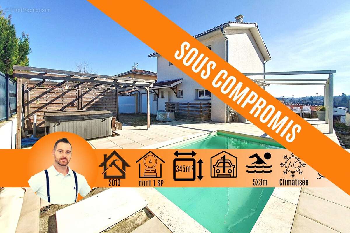 Maison à CHARVIEU-CHAVAGNEUX