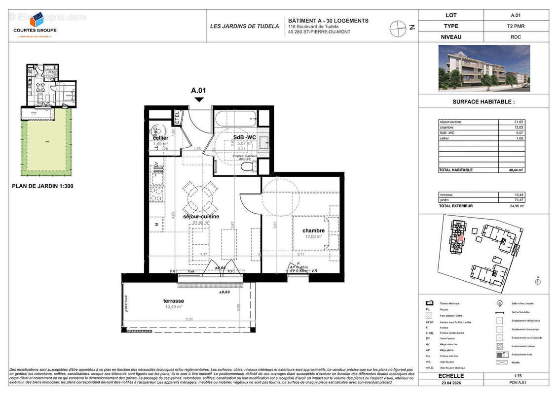 Appartement à SAINT-PIERRE-DU-MONT