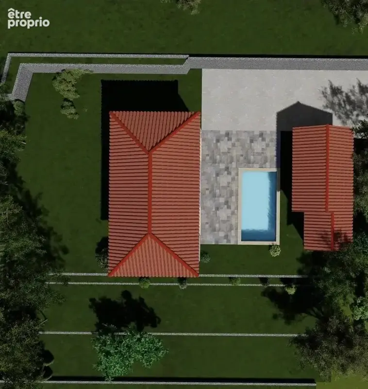 Joli terrain avec permis de construire accorde - photo 7
