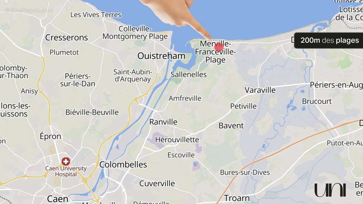 Appartement à MERVILLE-FRANCEVILLE-PLAGE