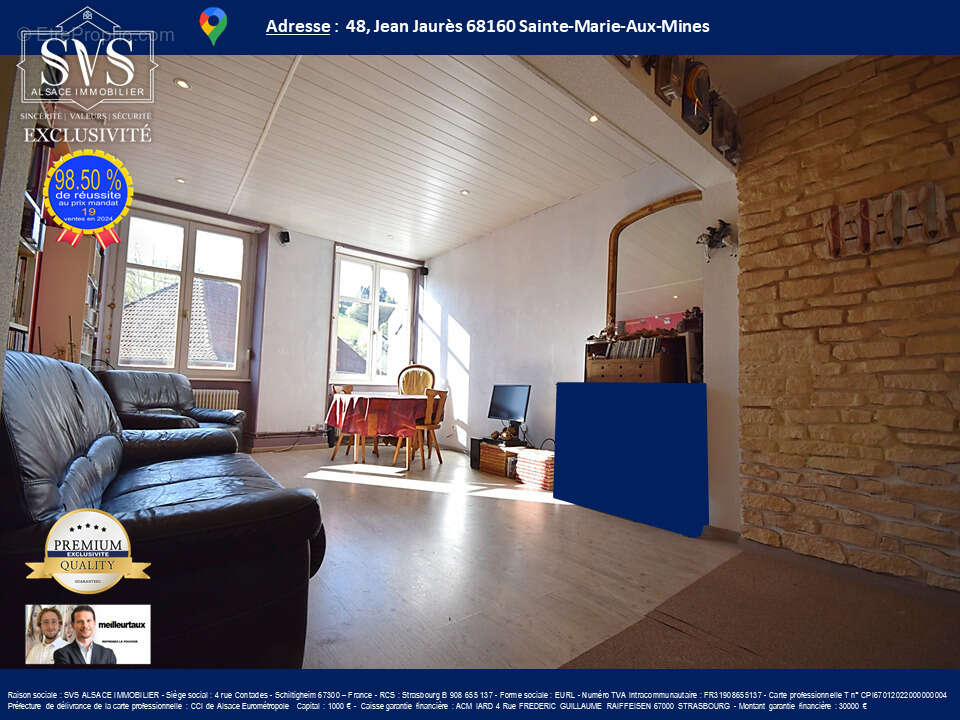 Appartement à SAINTE-MARIE-AUX-MINES