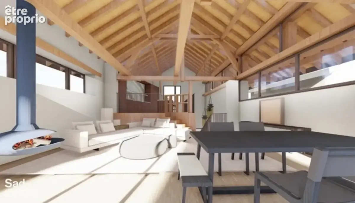 Tresserve face au lac du Bourget maison de caractère 6 pièces 150 m2 env sur terrain de 390 m2 env - photo 2