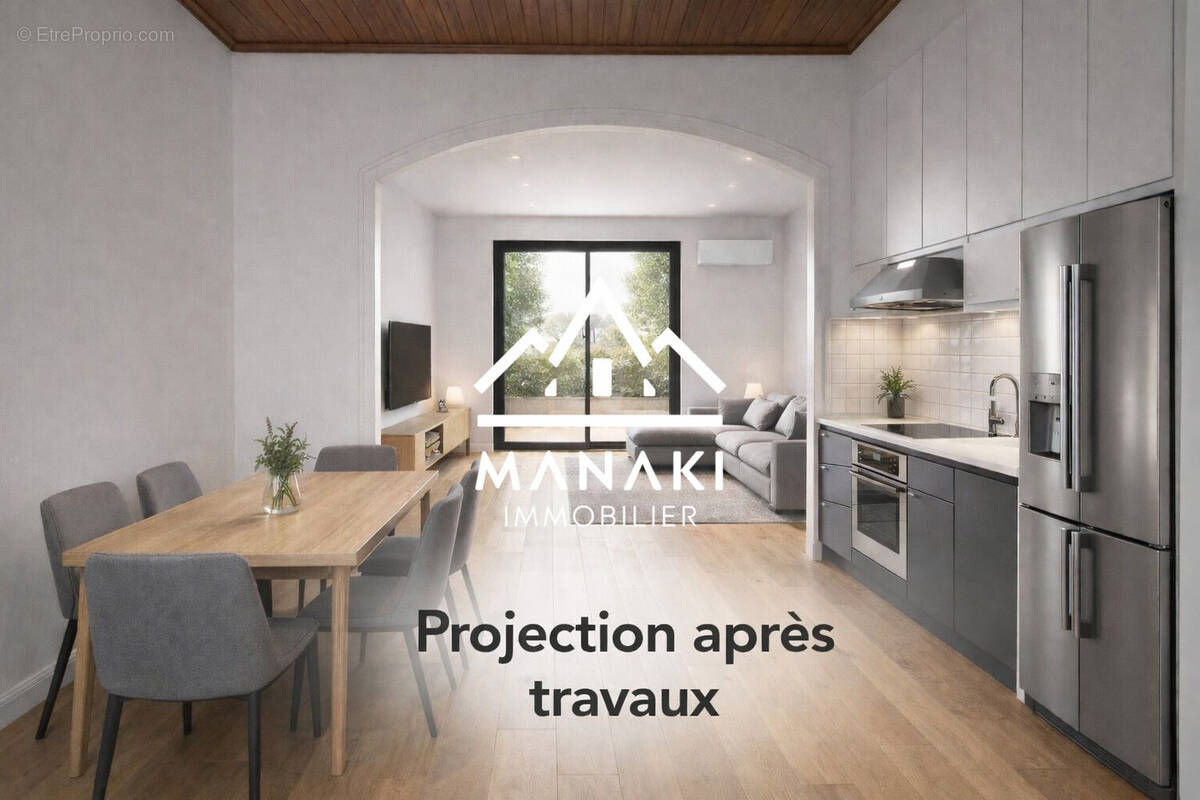 Projection après travaux - Maison à LE SOLER