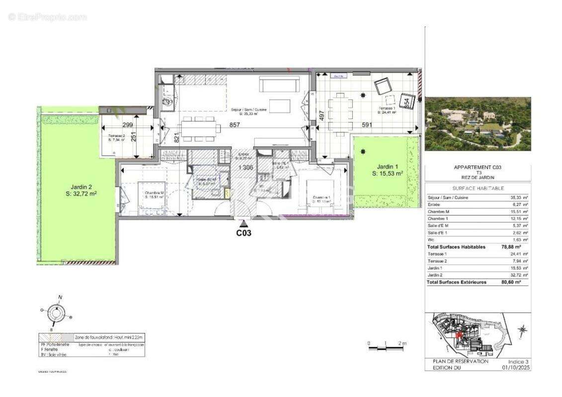 SAINTE-MAXIME –Appartement T3 vue mer, jardin et vaste terrasse à deux pas des plages - photo 6