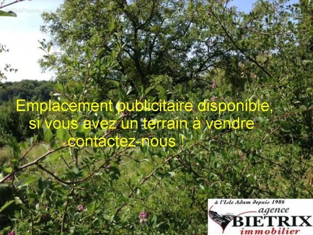 Terrain à L'ISLE-ADAM