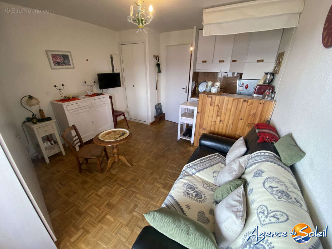 séjour+cuisine - Appartement à LES ANGLES
