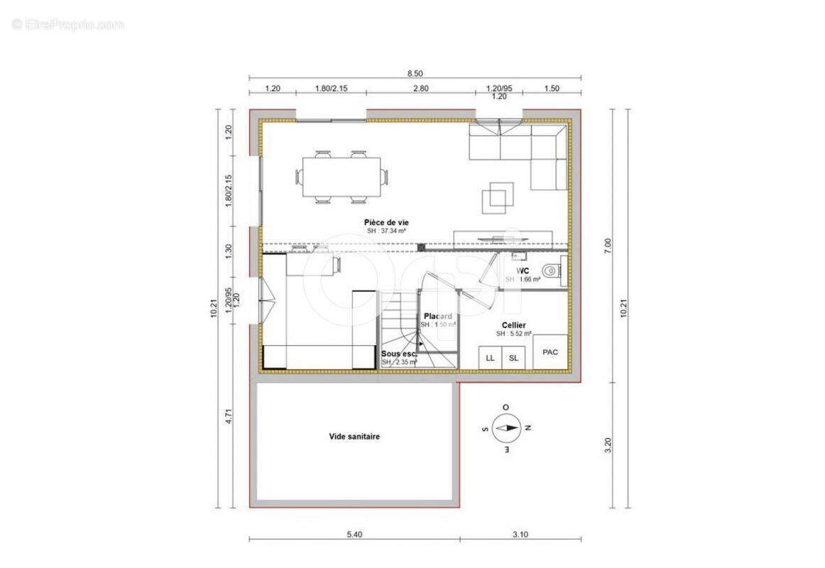 Terrain à HURTIERES