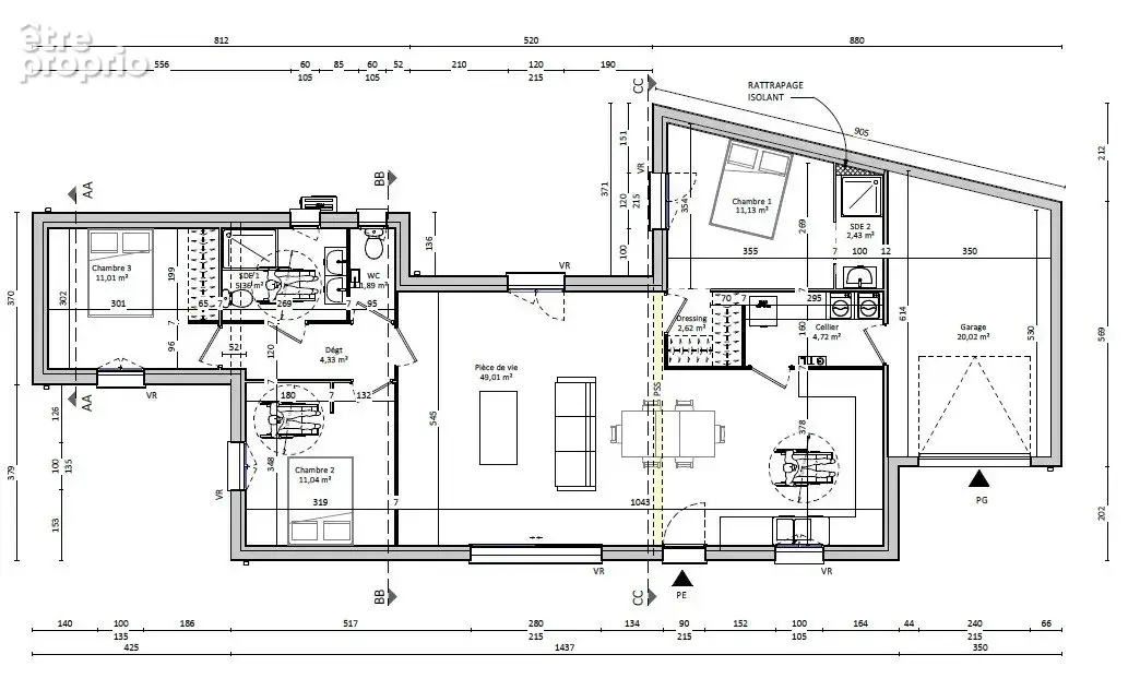 Maison 5 pièces 104 m² à vendre à Breuillet (17920) - photo 4