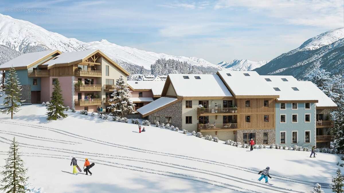 REF 253B -  3 Pièces dans le programme neuf « ALTIMA » vendu avec un casier à skis. Emplacement de stationnement en souterrain e - photo 2