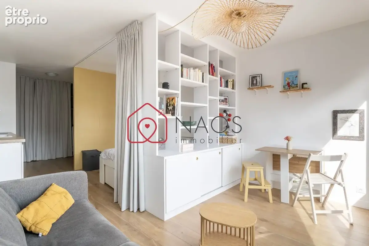 Studio rénové et vendu meublé à deux pas des Buttes Chaumont - photo 2