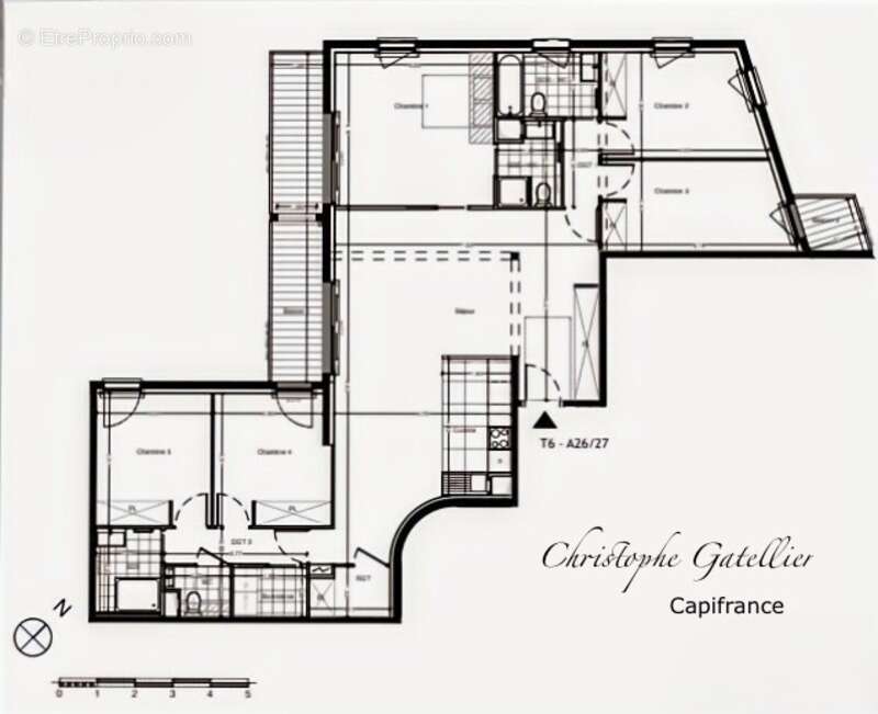 Appartement de prestige 136 m² – 5 chambres – Résidence 2022 – Bellevue – Gare à pied – Terrasse/Balcon – Double parking - photo 15