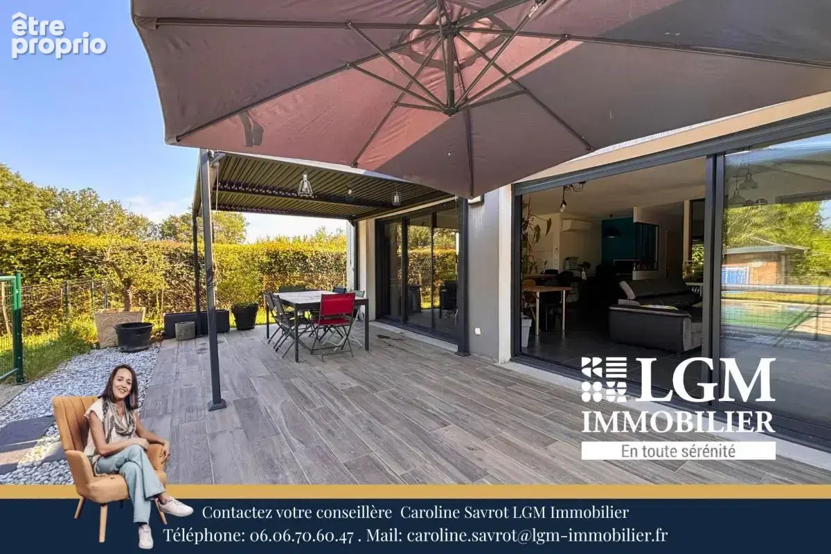 CEPET 31620 - Maison individuelle contemporaine de plain-pied d'environ 92 m² – 2019 – Piscine – Terrain 1 250 m² - photo 8