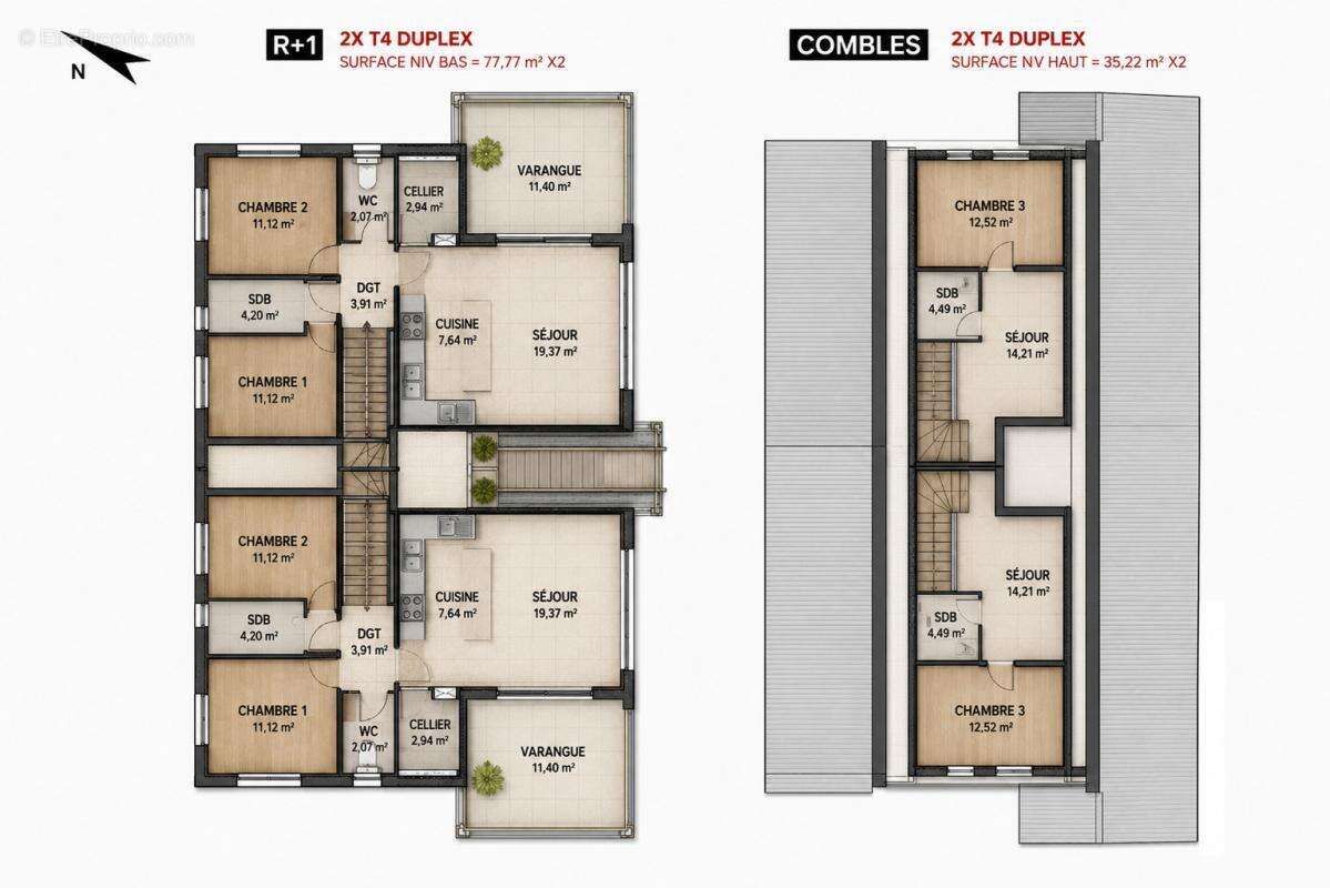 Étang-salé – ensemble immobilier neuf mixte professionnel et habitation - photo 8
