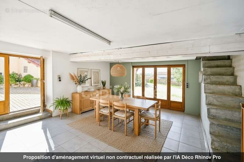 VIRIGNEUX - Ancienne ferme rénovée au cœur d’un écrin de verdure - photo 5