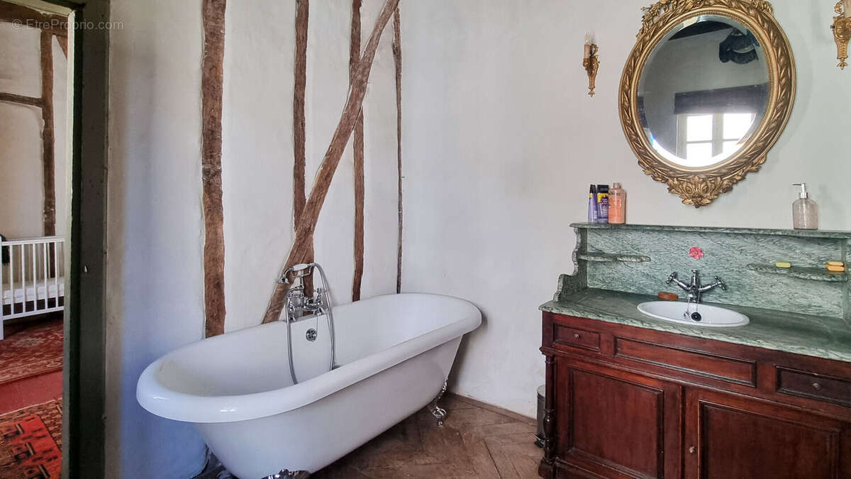 salle de bain - Maison à MIREPOIX