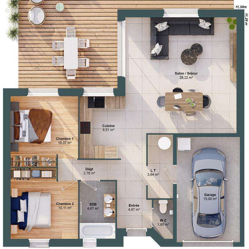 Maison à CHOUZY-SUR-CISSE