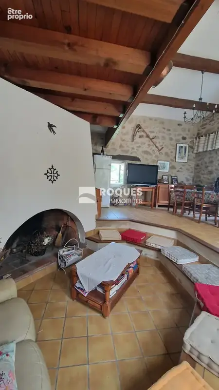 Proche Avène dans hameau, superbe maison en pierre plus jardin attenant - photo 11