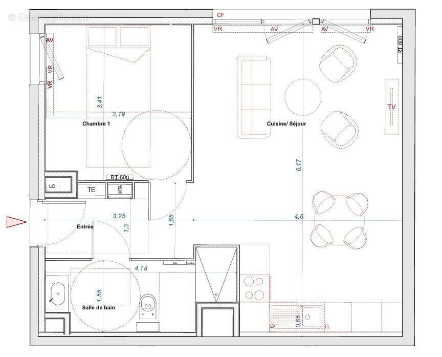 Appartement à BORDEAUX