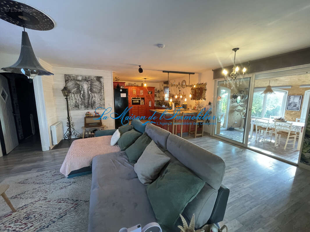 Sud d'Anduze, charmante maison de plain pied F4 avec garage terrasse sur 666 m2 de terrain piscinable - photo 4