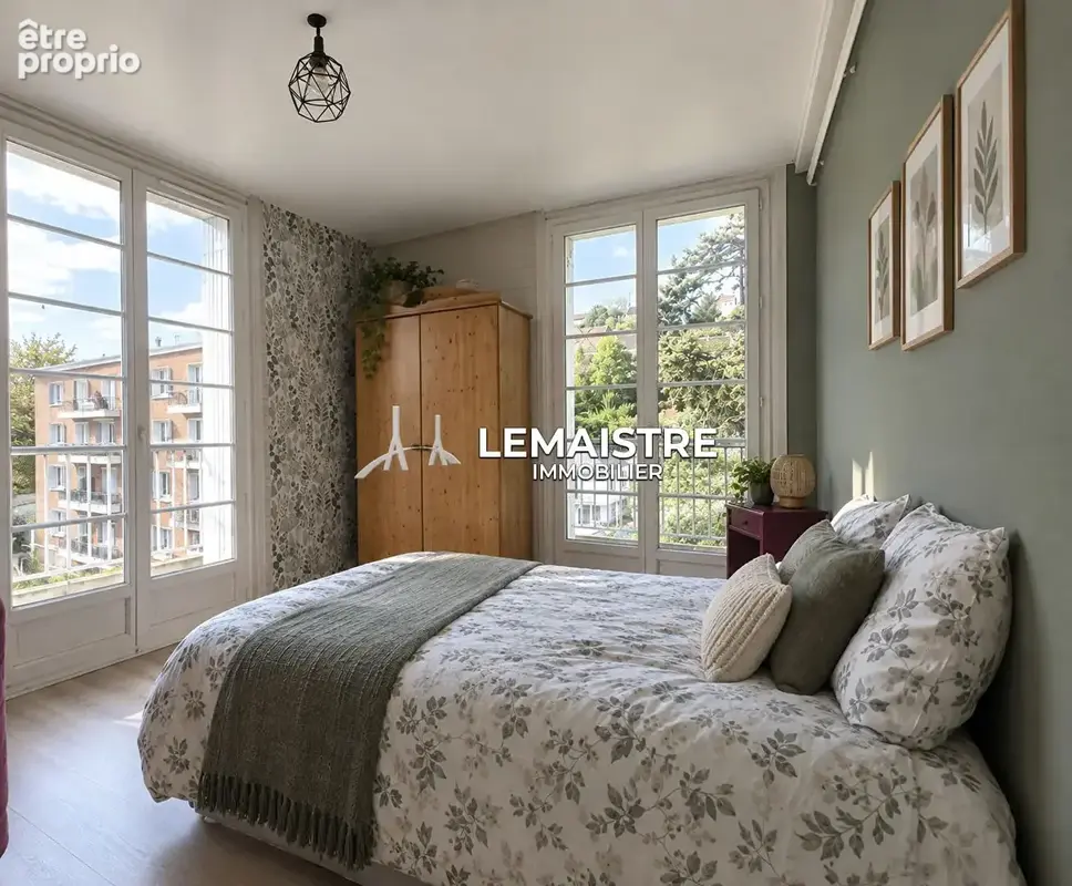 Appartement à vendre  Le Havre  63 m²  2 chambres  Dernier étage avec balcons - photo 10