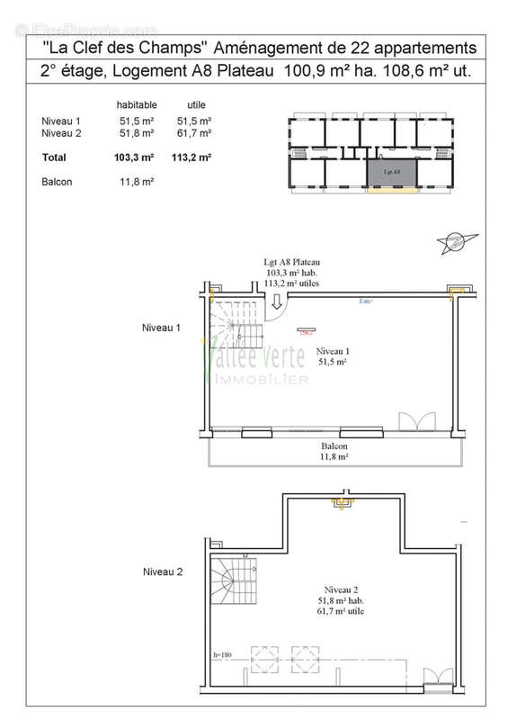 Appartement à SAINT-JEOIRE