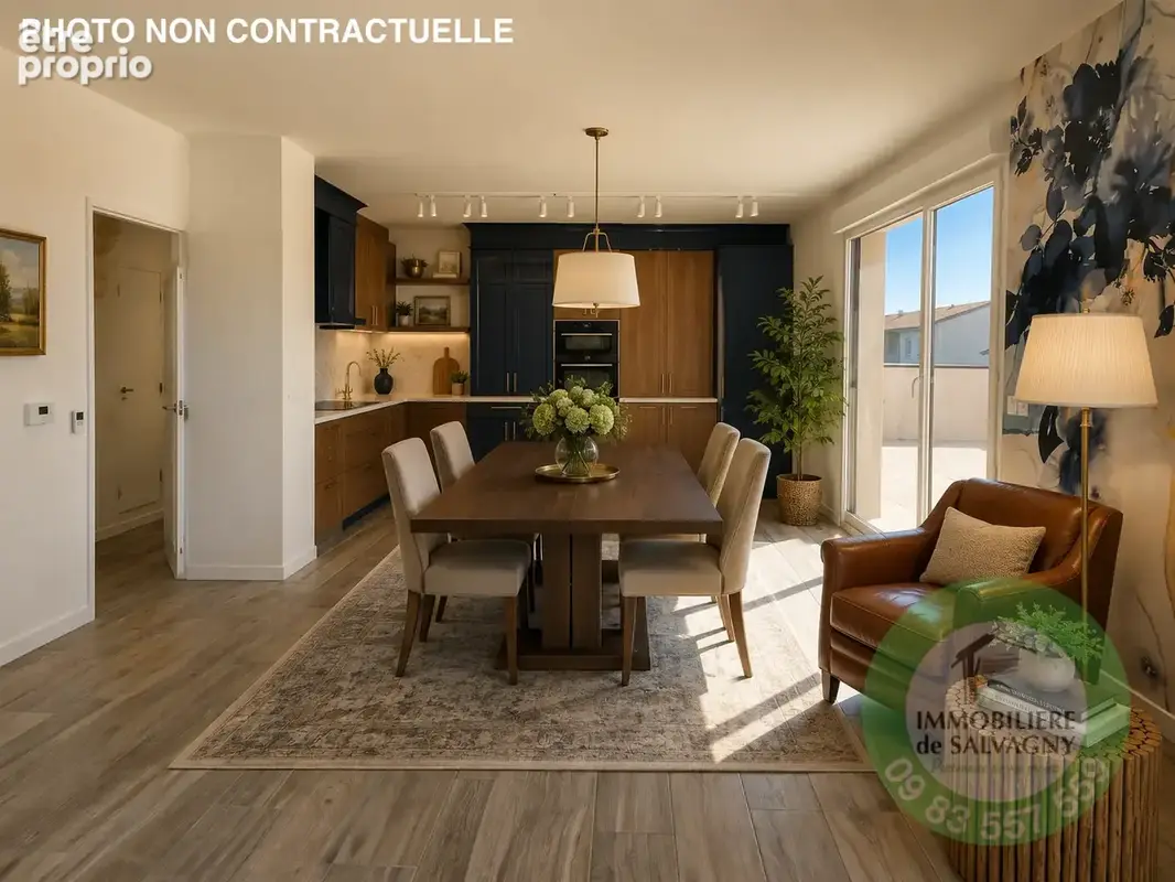 A vendre Superbe T4 avec terrasse de 97 m2, centre La Tour de Salvagny - photo 5