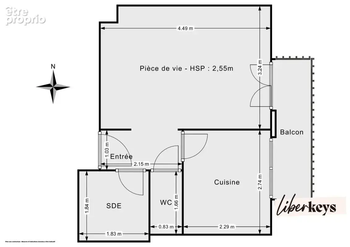 Un studio coup de cœur qui n'en a pas tout à fait l'esprit – 26,50 m² avec balcon et vue dégagée à Chelles - photo 12