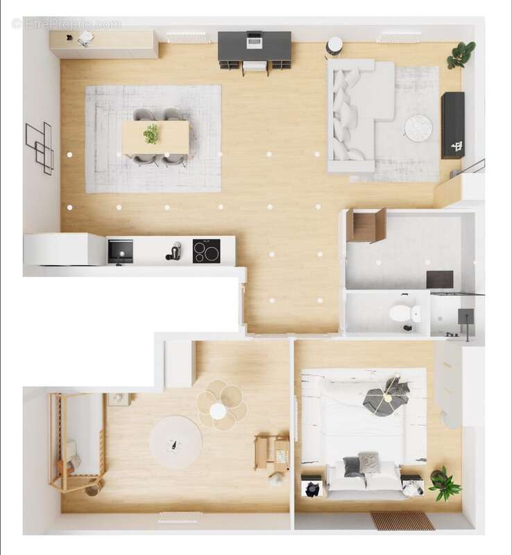 Appartement 83 m² à Entrange  - photo 6