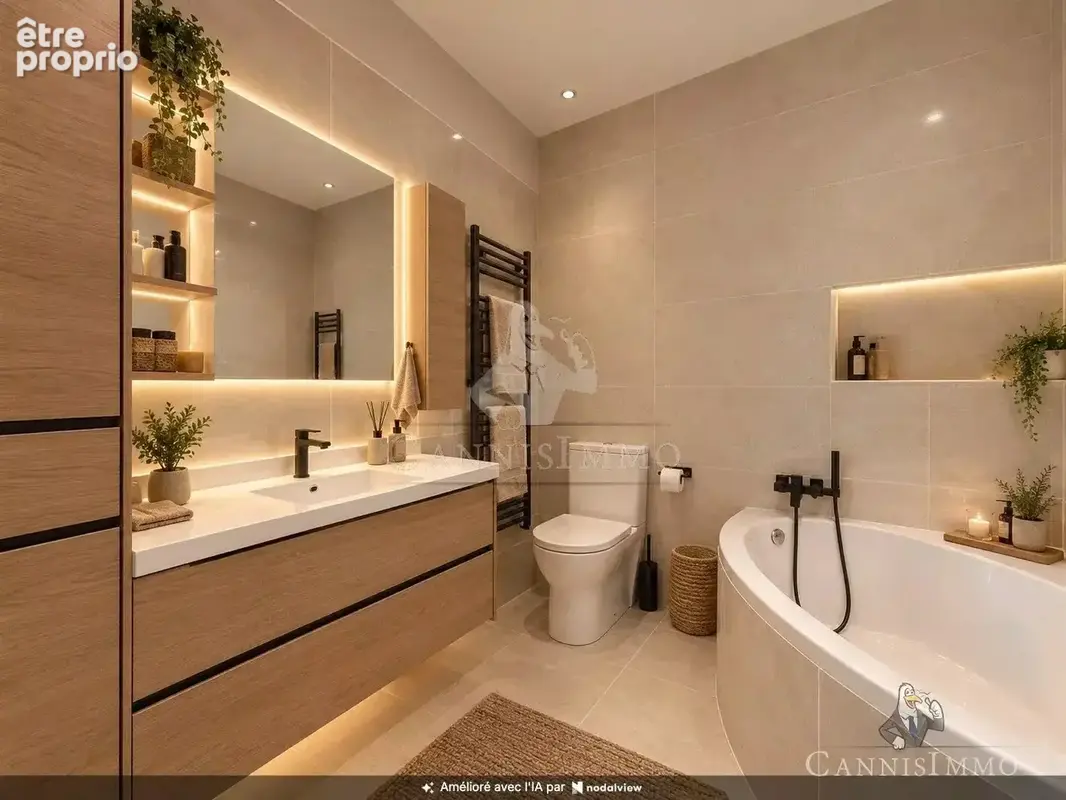 Cannes banane rue hoche - 3 pièces immeuble avec ascenseur - photo 7