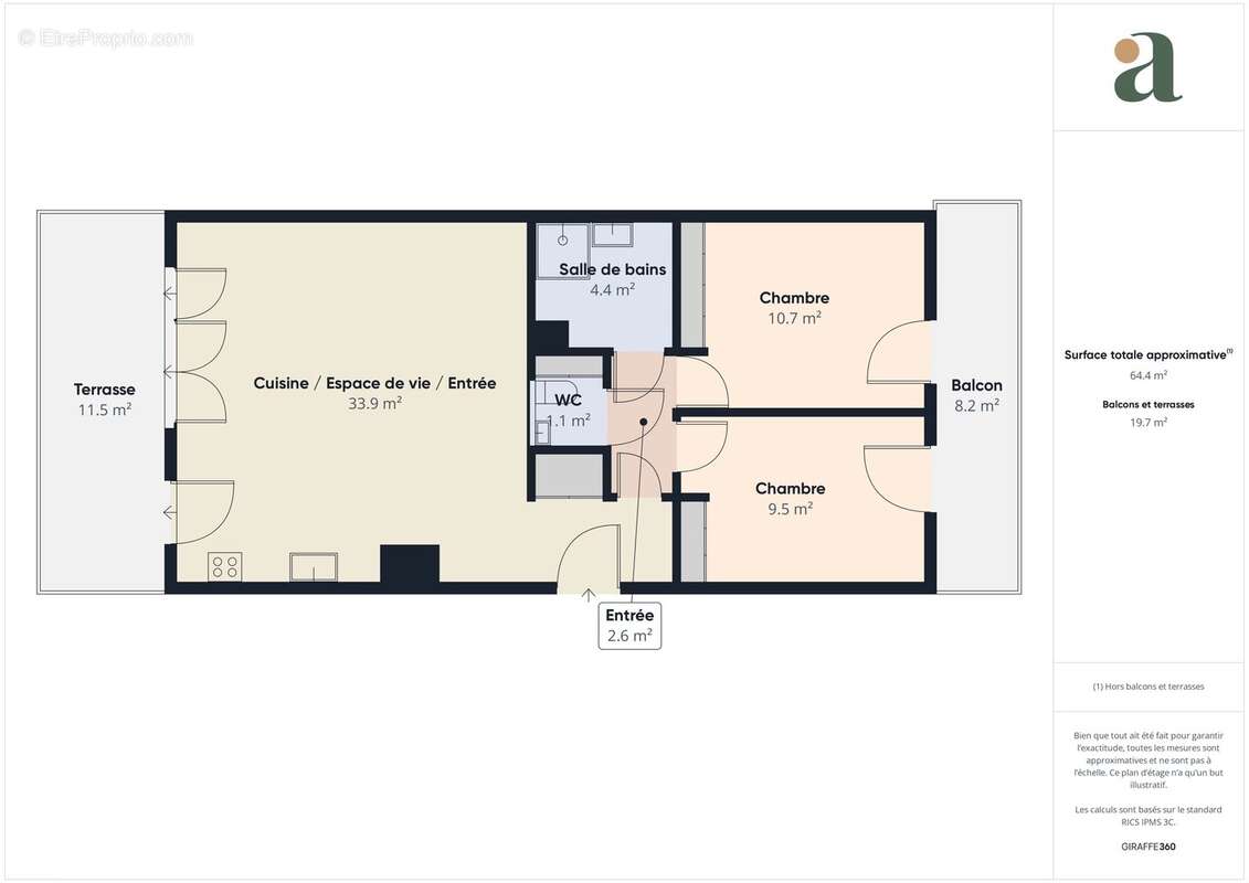 Appartement à RUEIL-MALMAISON