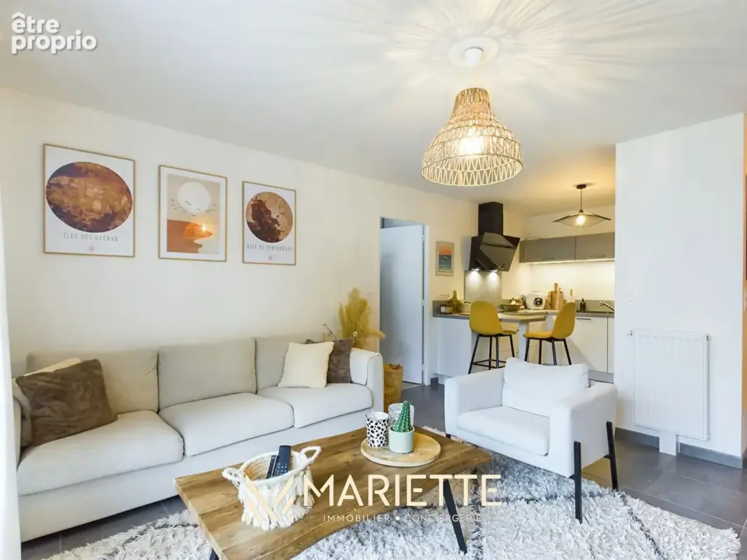 "AMBRE", Appartement T3 avec terrasse/jardin, cellier et place de parking privative. - photo 5