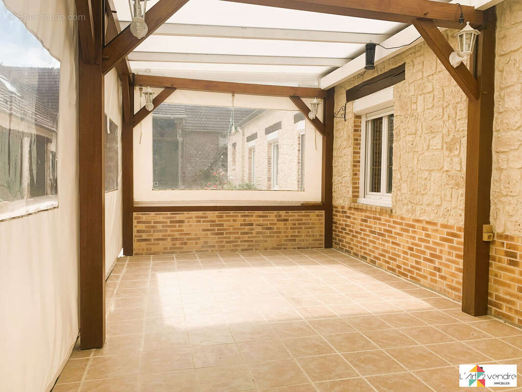 Terrasse longère 1 - Maison à GRANDFRESNOY