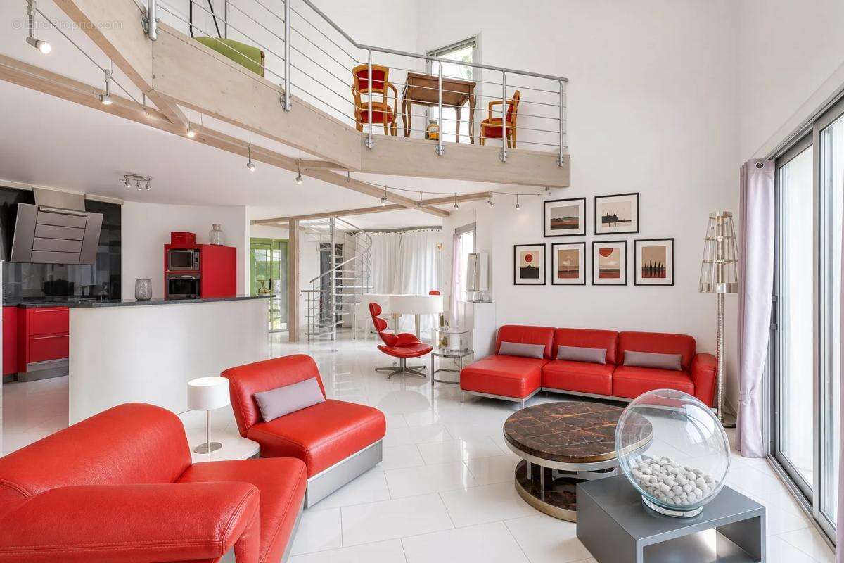 Maison d'architecte exceptionnelle, piscine et parc - photo 7