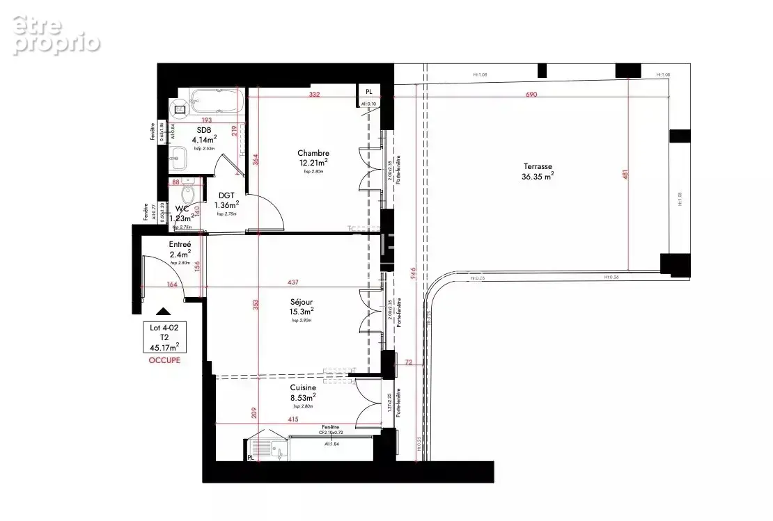 Nice, Musiciens, appartement de 2 pièces avec terrasse privative de 36 M² - photo 2