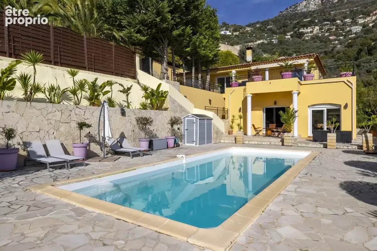 Eze, belle propriété au calme, vue mer. - photo 18