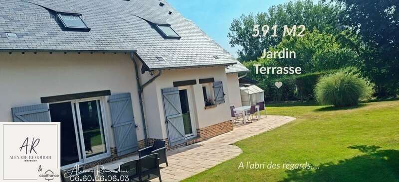 Maison 114 m2 - 3/4 chambres - jardin - garage et atelier a honfleur / la riviere-saint-sauveur - photo 2