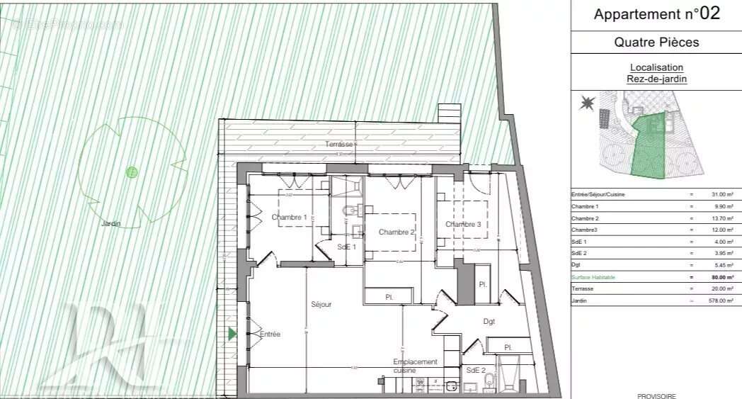 Appartement à MOUANS-SARTOUX