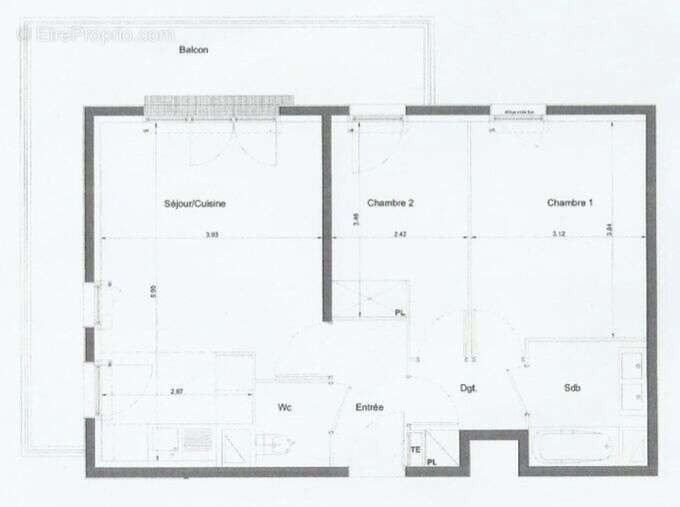 Appartement à SAULX-LES-CHARTREUX