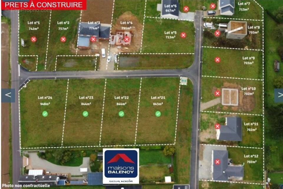 Terrain à LES VENTES