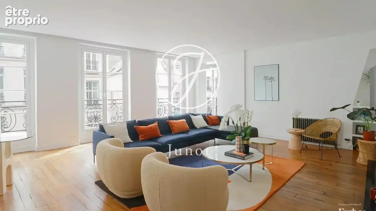 Paris 2e - SENTIER / REAUMUR - Appartement à vendre - 116,04m² Carrez et 118,16m² au sol -  2 Chambres - Balcon filant. - photo 3