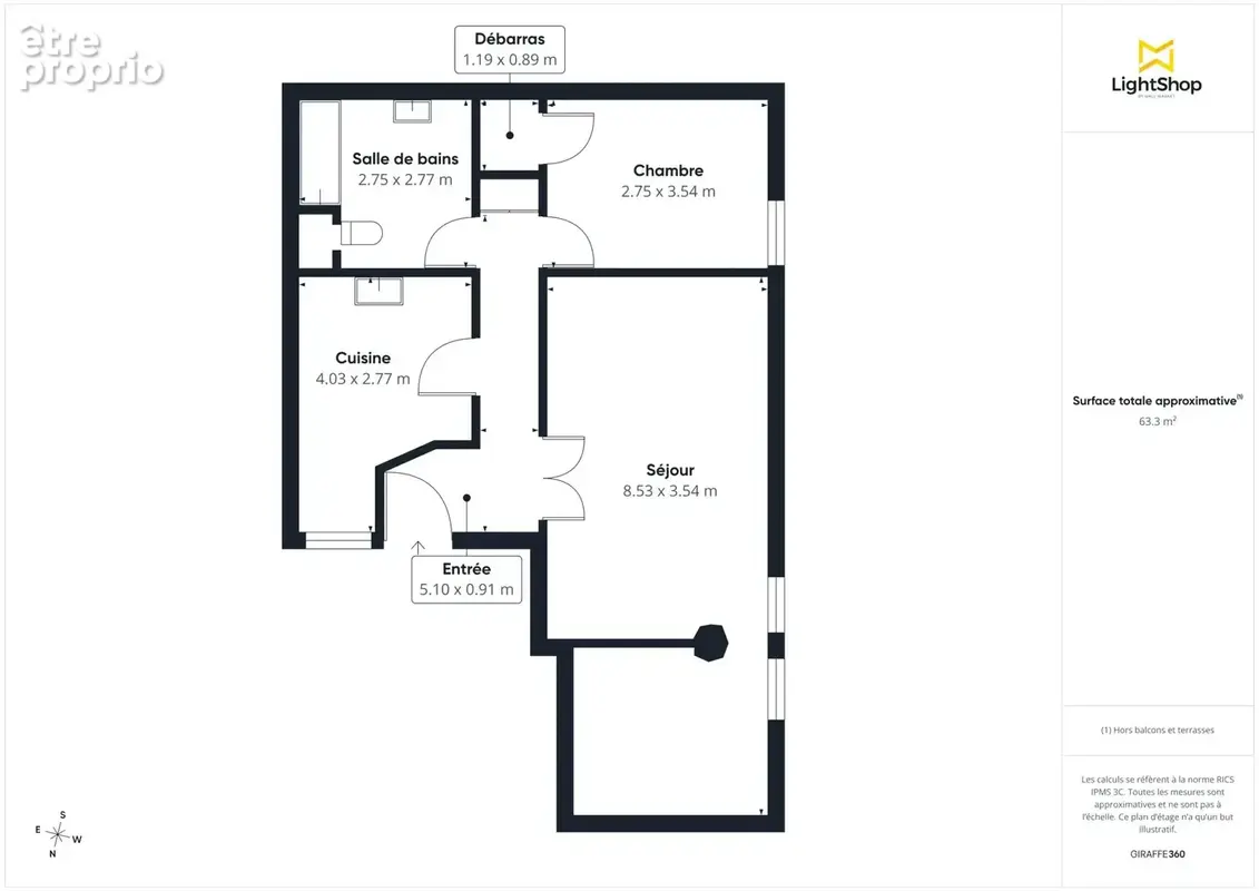  À VENDRE – Appartement 2 pièces de 62 m² avec box – Villejuif (94) - photo 10